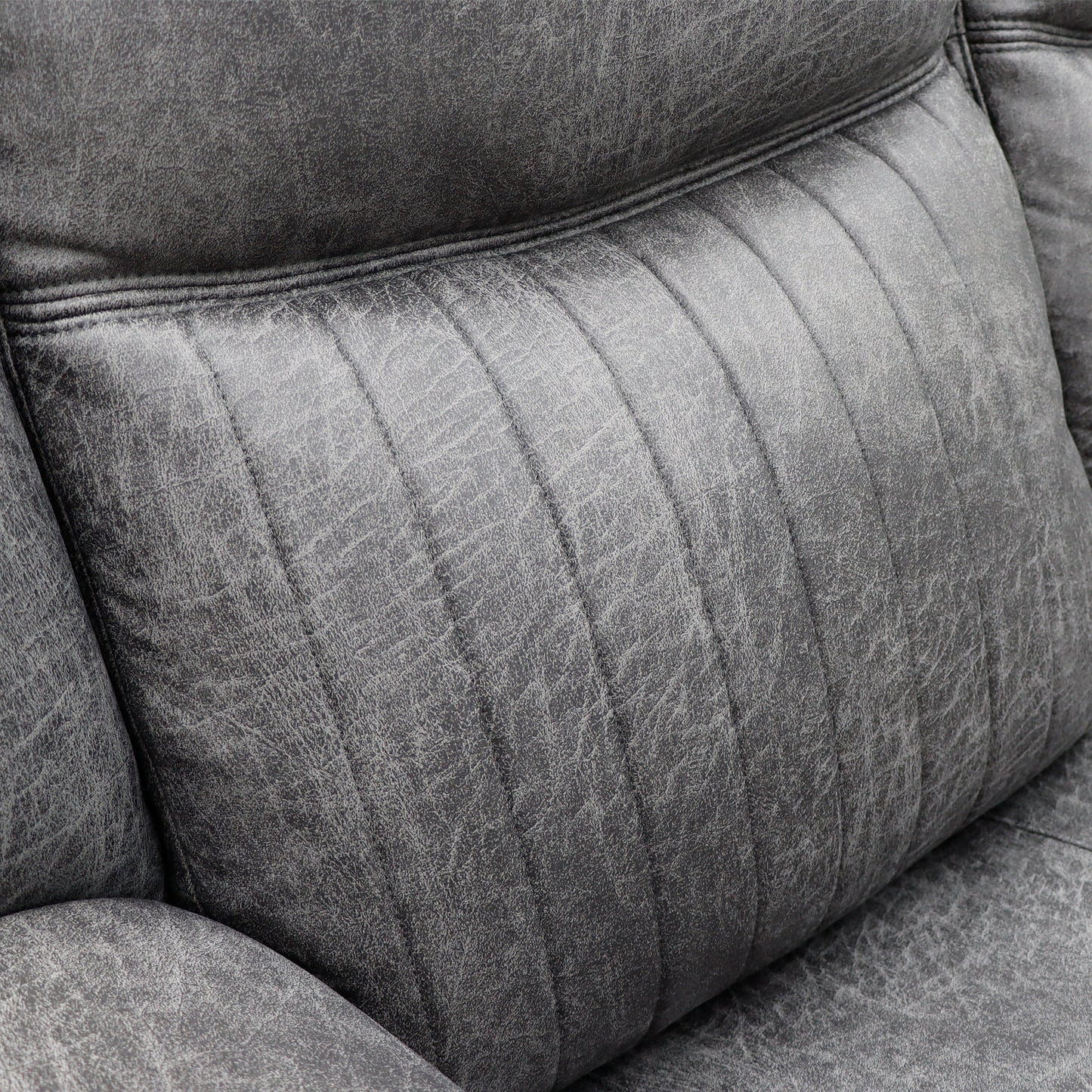 Leon Electric Recliner Sofa Grey Armchair